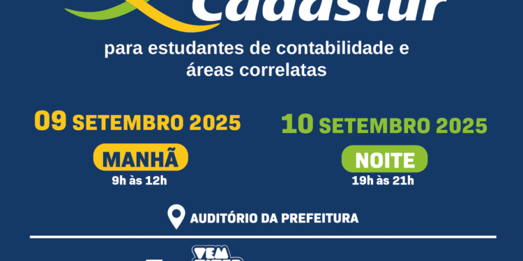Estudantes do curso de contabilidade, atenção!