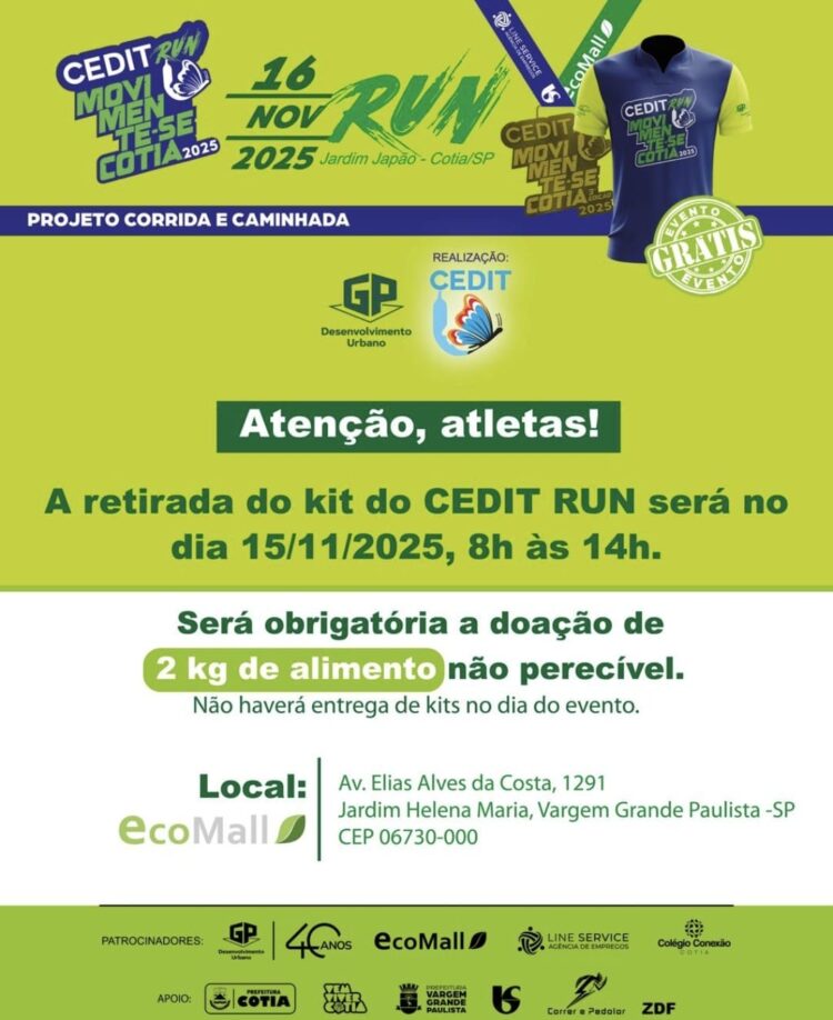 CEDIT RUN – MOVIMENTE-SE COTIA 2025.
