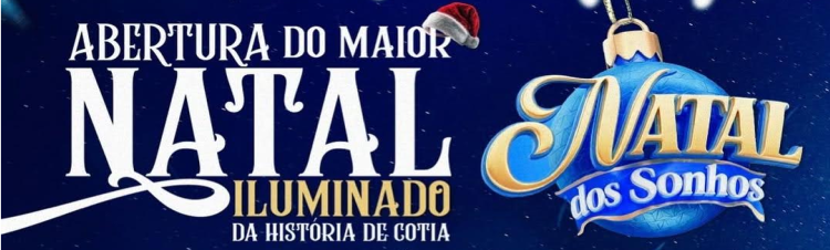 Natal Iluminado dos Sonhos em Cotia