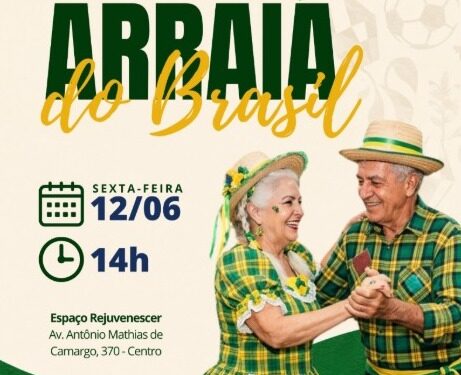 Baile 60+ entra em clima de Festa Junina e Copa do Mundo em Cotia