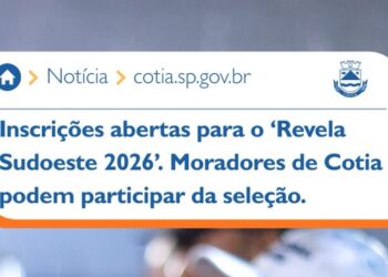 Inscrições abertas para o Revela Sudoeste 2026